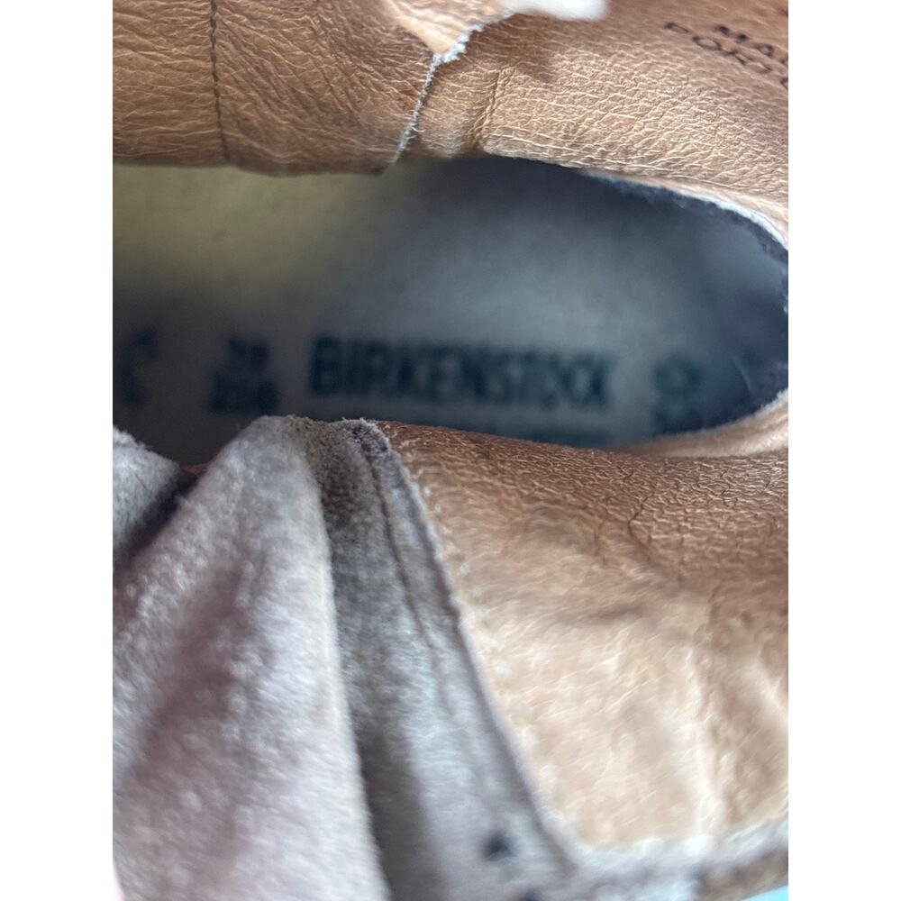 Birkenstock Brown Leather Ankle Boots with Buckle - Picture 8 of 10